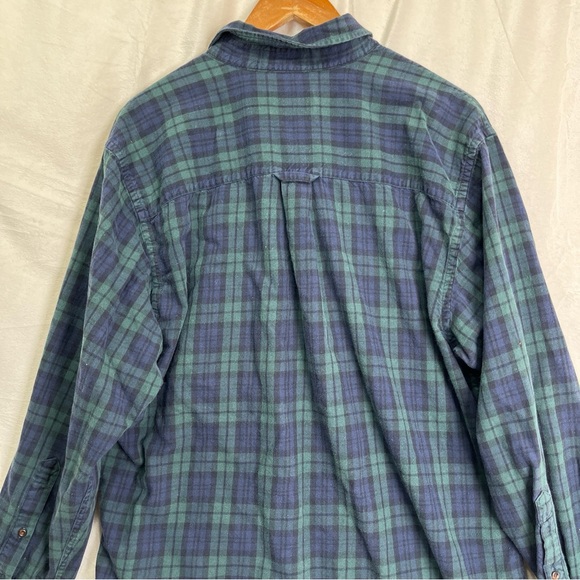 Pendleton Shirt Mens L Plaid Flannel Merino Wool Pima Cotton Canterbury Cloth - Picture 10 of 16